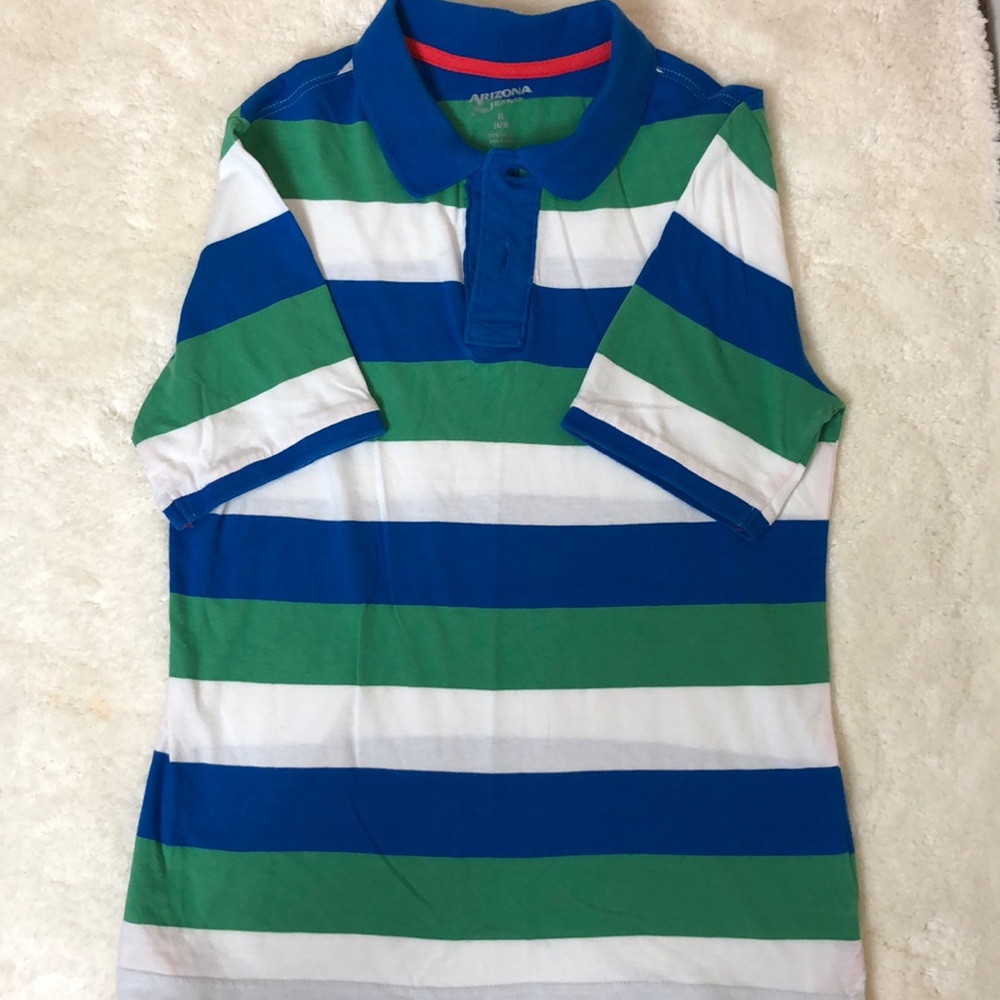 Arizona Multi color stripe shirt